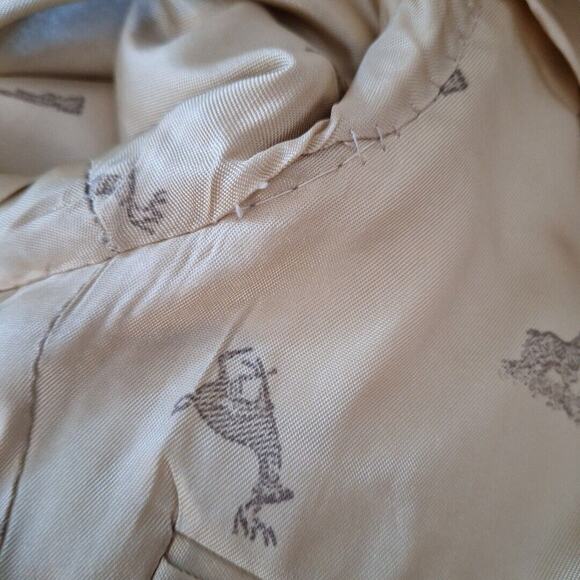 Vintage 70s Camel Tan 2 Button Sport Coat Blazer Jacket Men 41 R Neutral Retro - Picture 10 of 10